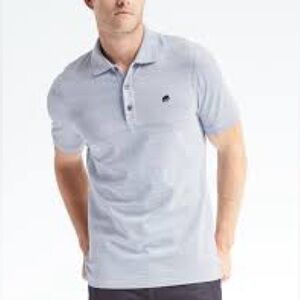 Banana Republic Blue Polo Shirt Soft Cotton Blend